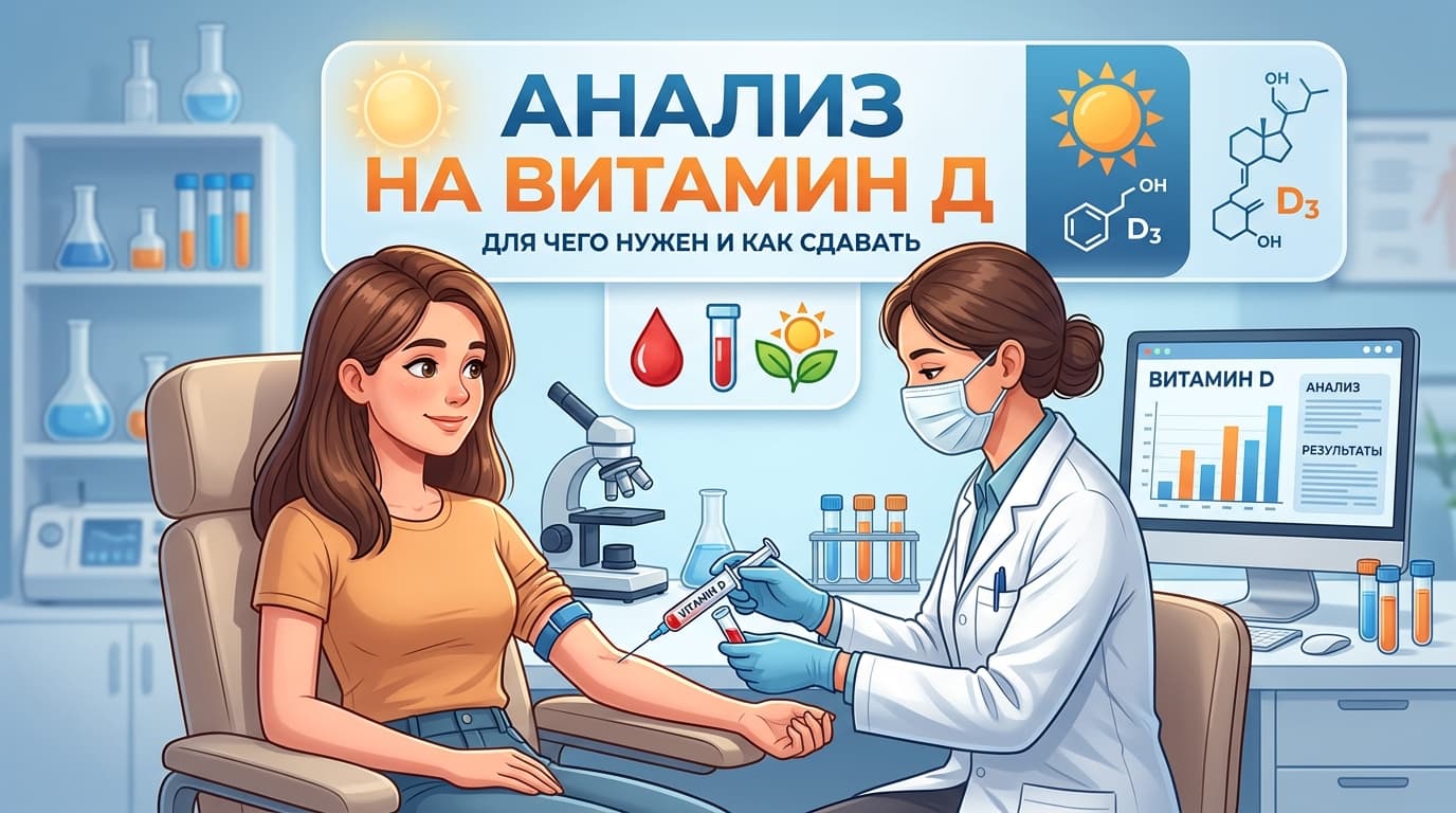 Анализ на витамин Д: как сдать и расшифровать