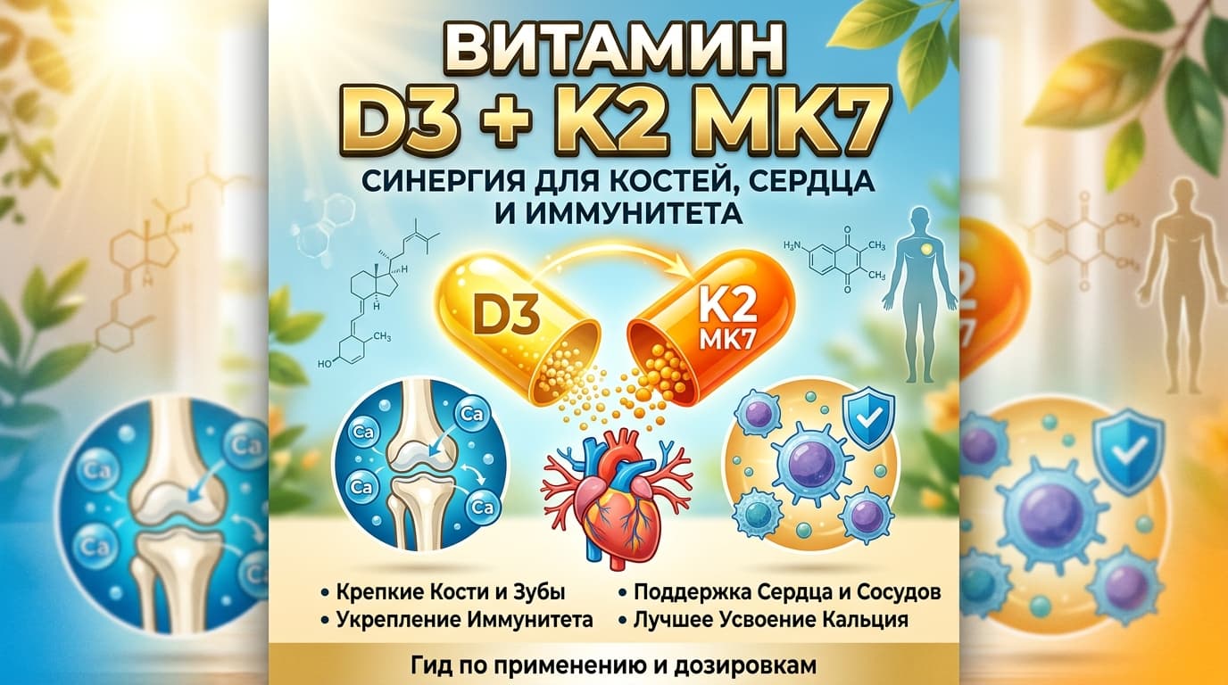 Vitamina D3 e K2 MK7: A combinação essencial