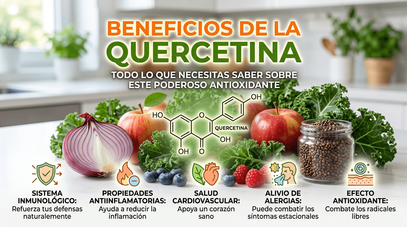 Quercetina: El flavonoide para la longevidad
