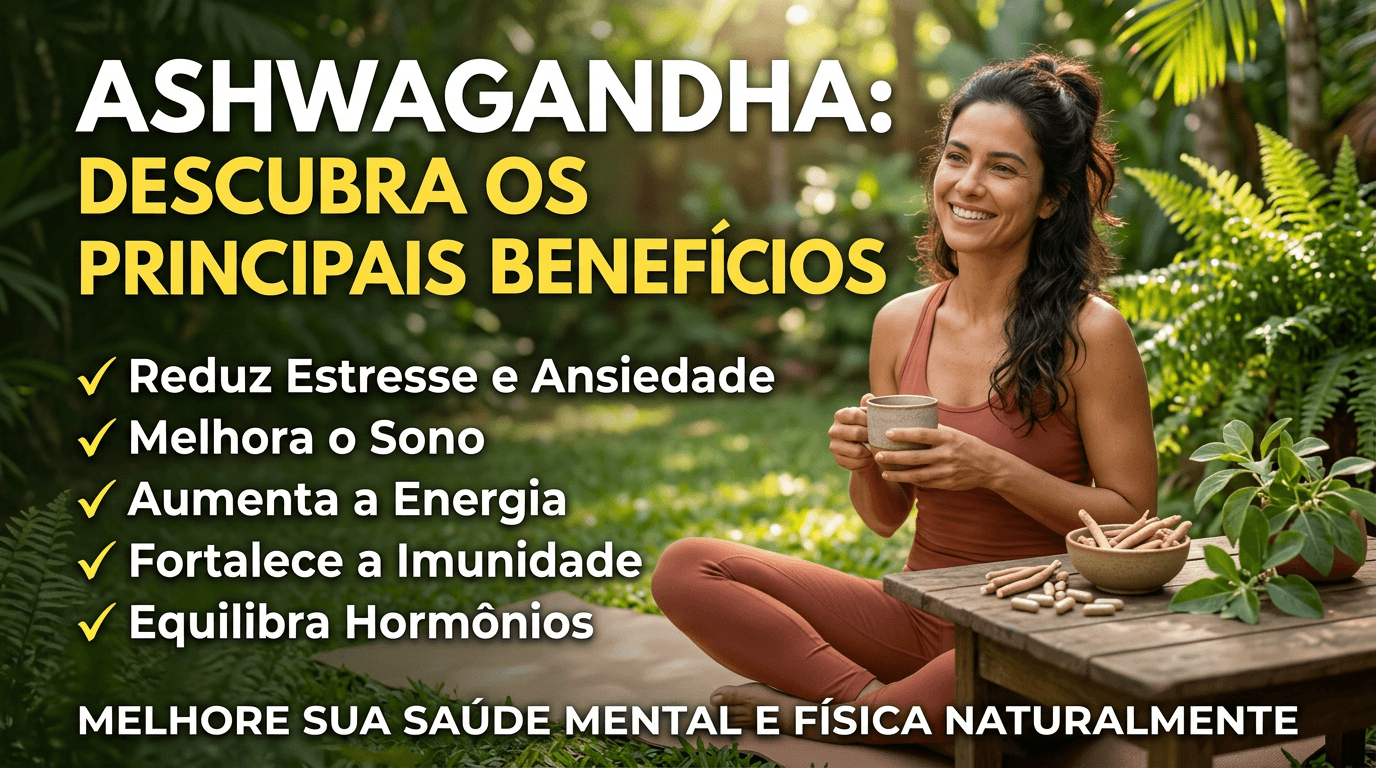 Ashwagandha: Como baixar o cortisol naturalmente