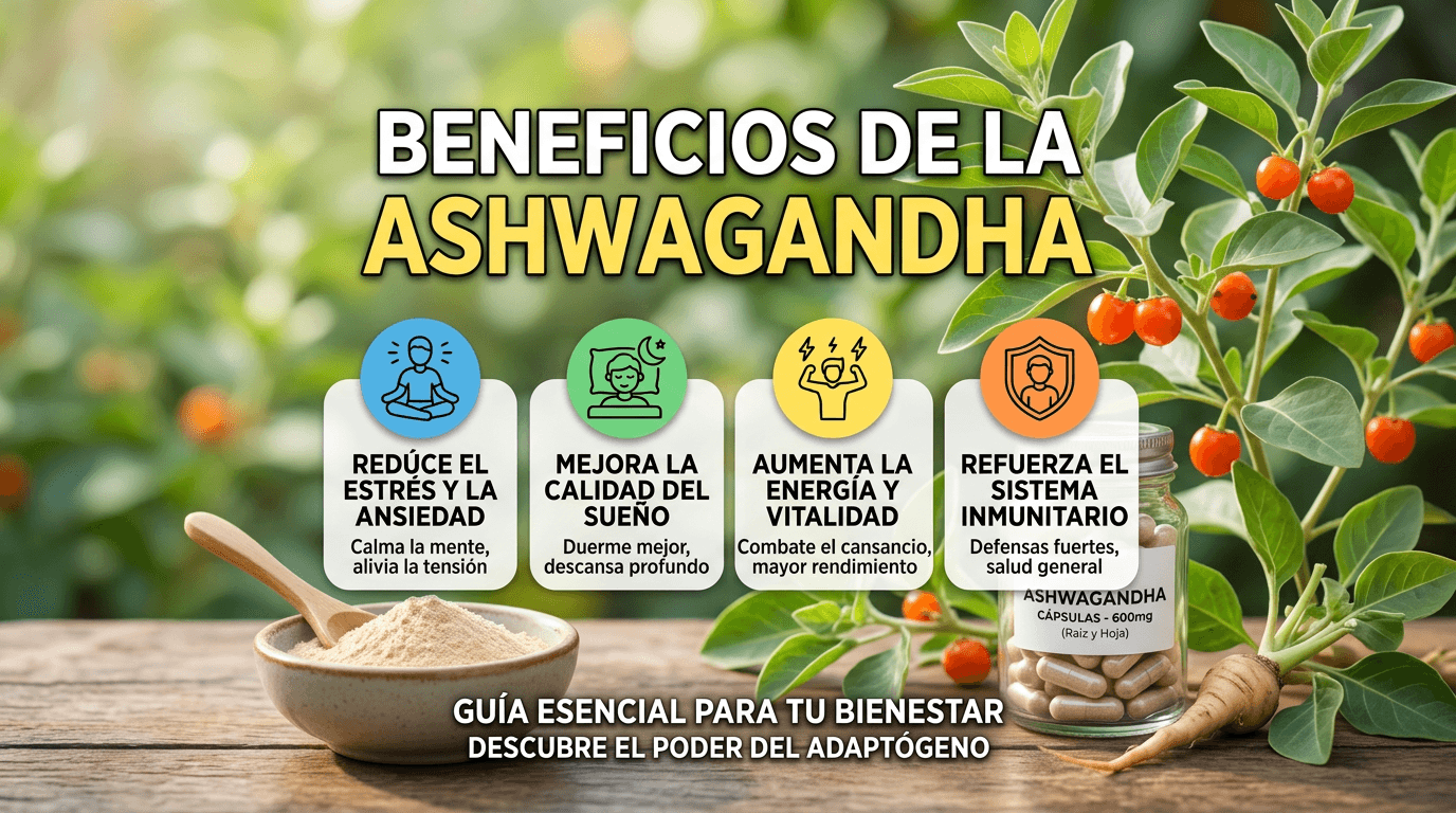 Ashwagandha: El adaptógeno para reducir el cortisol