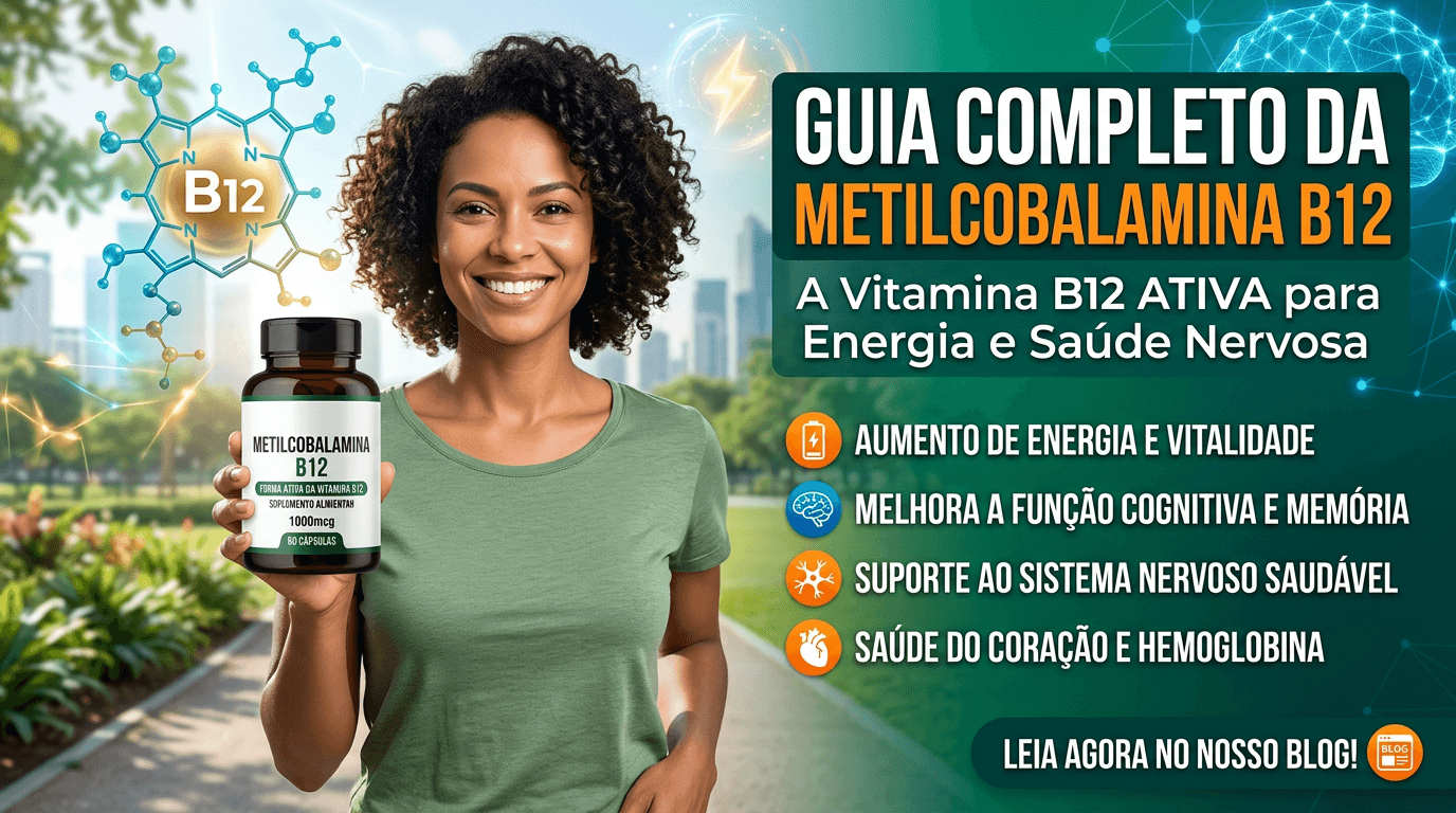 Metilcobalamina (B12): Por que é melhor que a comum?