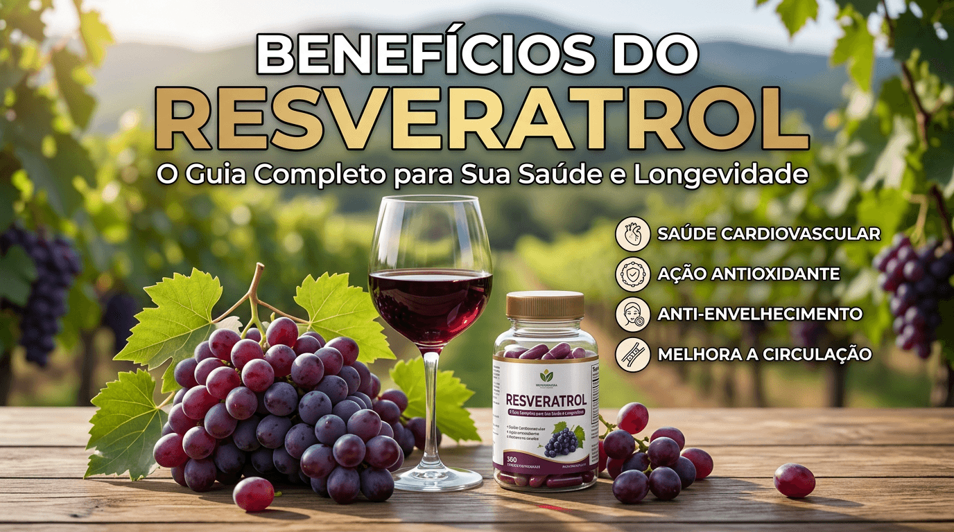 Resveratrol: O antioxidante do vinho em cápsulas