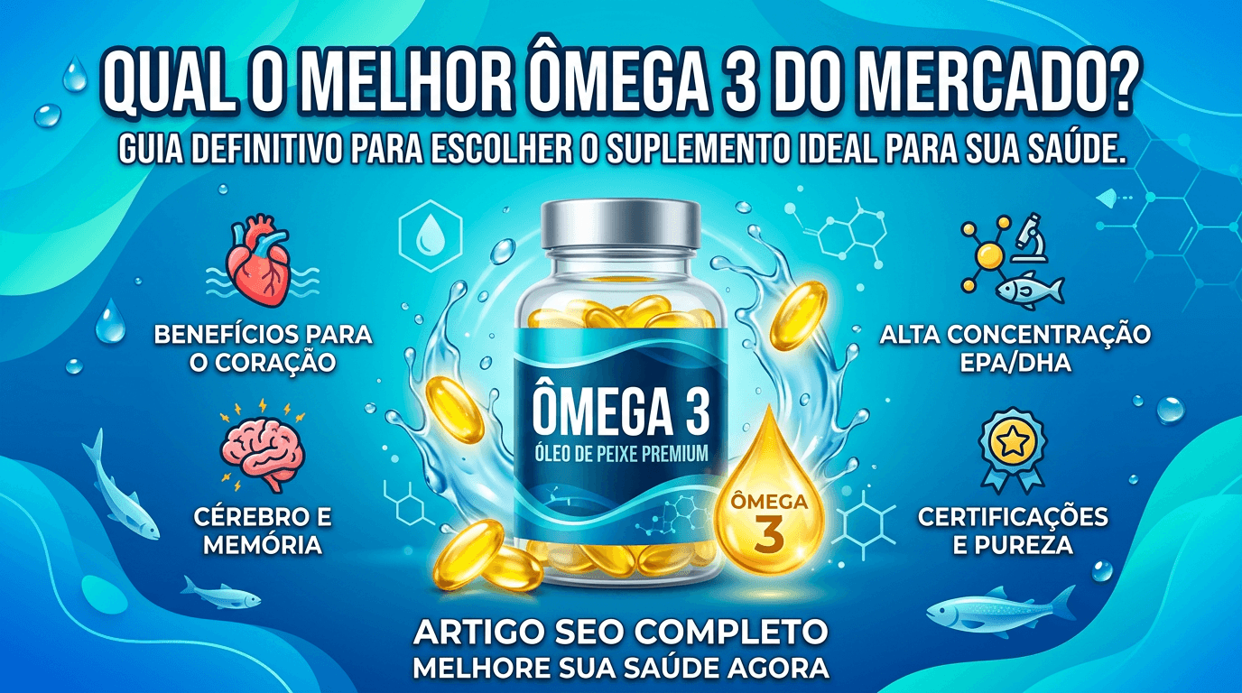 Omega 3 (DHA/EPA): Qual o melhor selo de pureza?