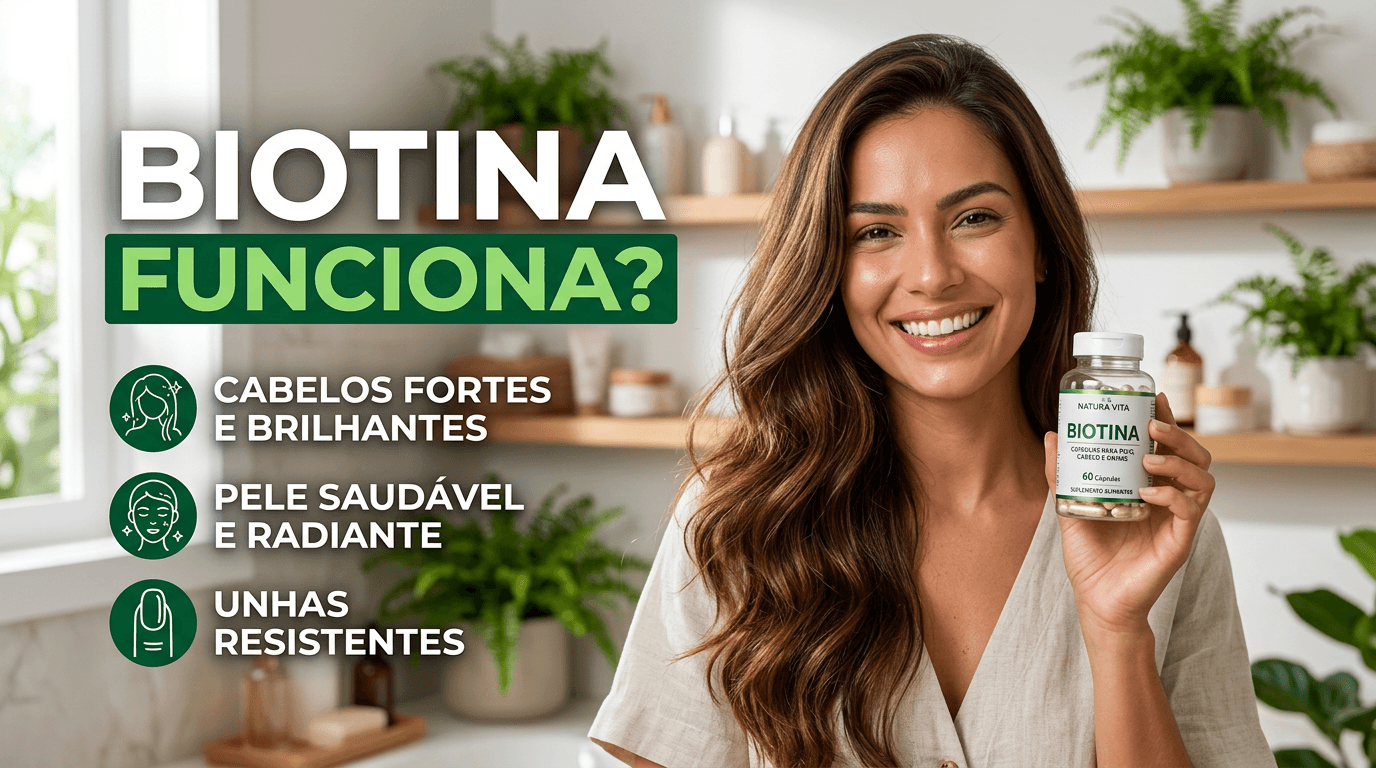 Biotina e Queda de Cabelo: O que a ciência diz