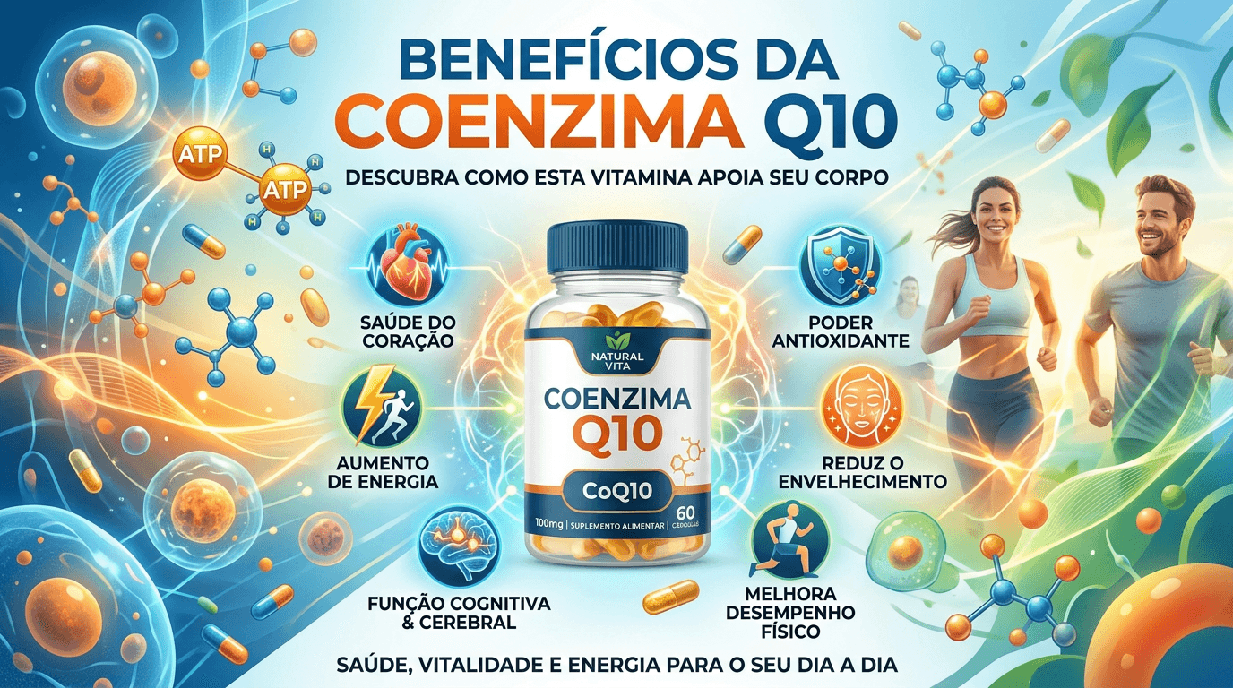 Coenzima Q10 (CoQ10): Energia para as mitocôndrias