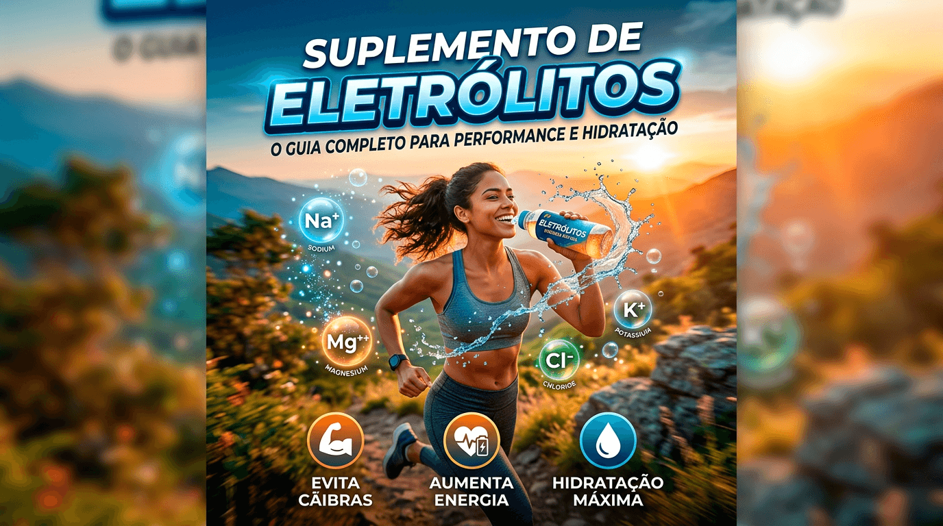 Eletrólitos: Por que água pura nem sempre hidrata