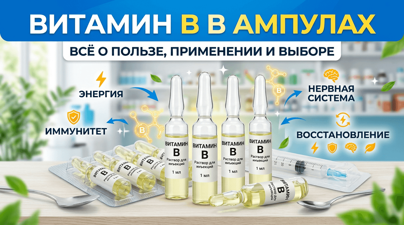 Витамин Б12 в уколах: инструкция к применению