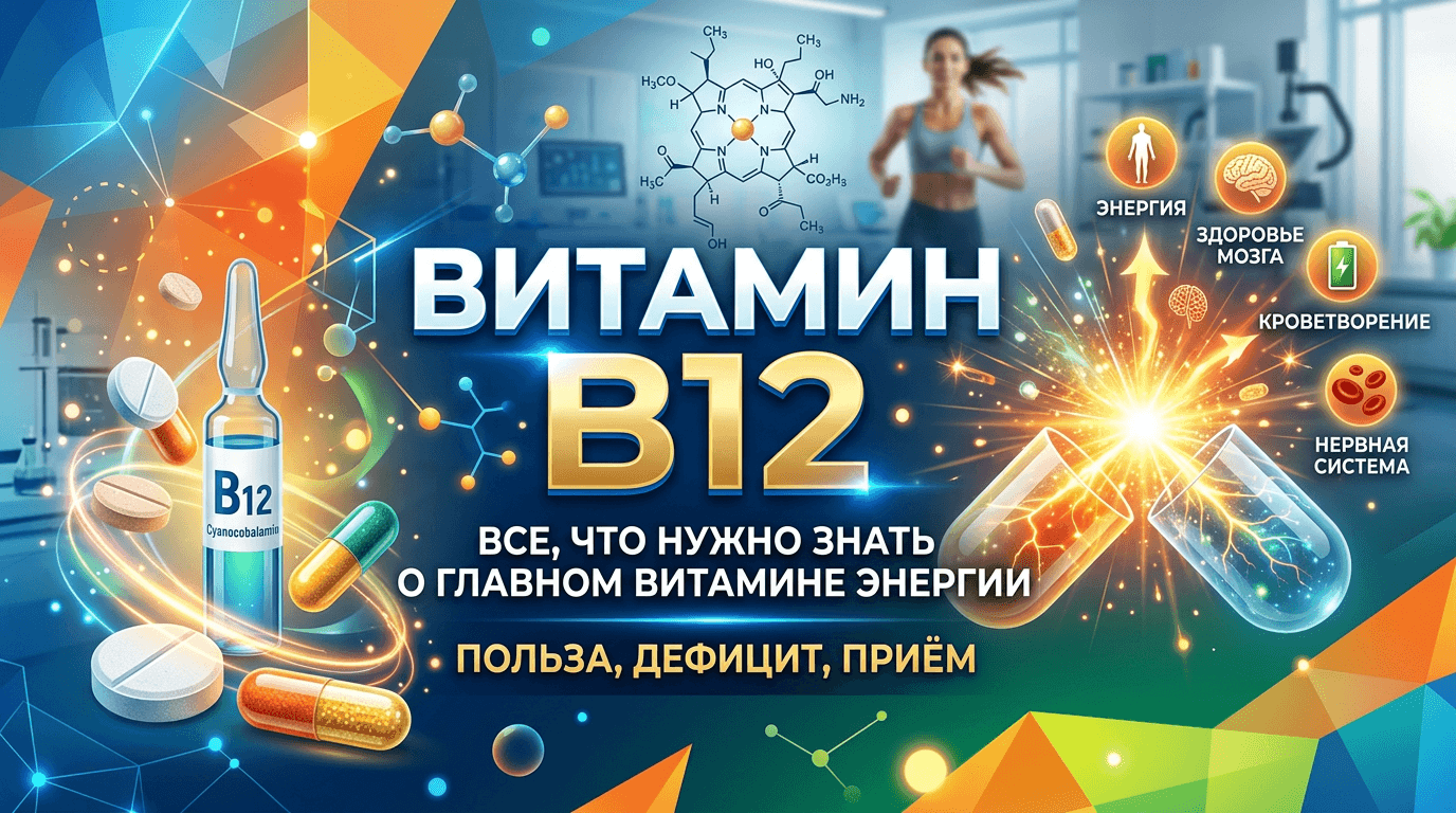 Витамин Б12: для чего нужен, где содержится