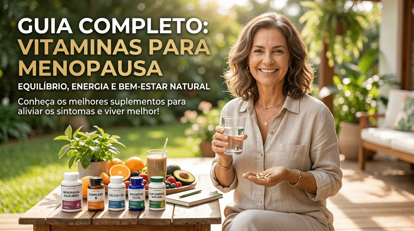 Menopausa sem Mistério: Vitaminas que aliviam fogachos