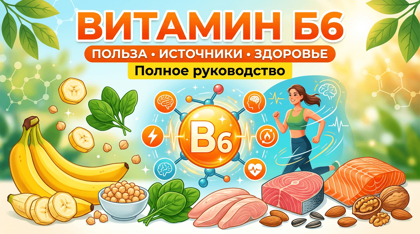 Витамин Б6: для чего нужен и как принимать