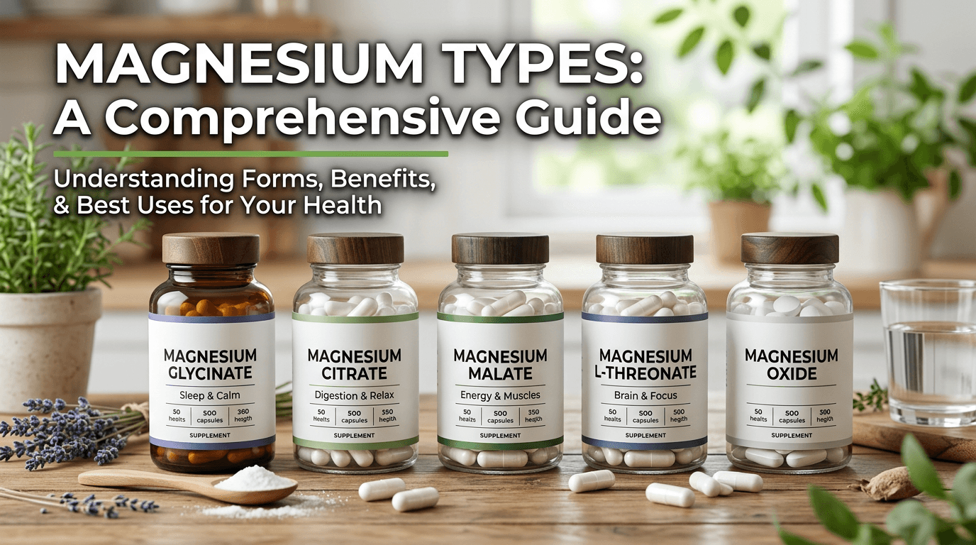 7 Types of Magnesium and Their Benefits