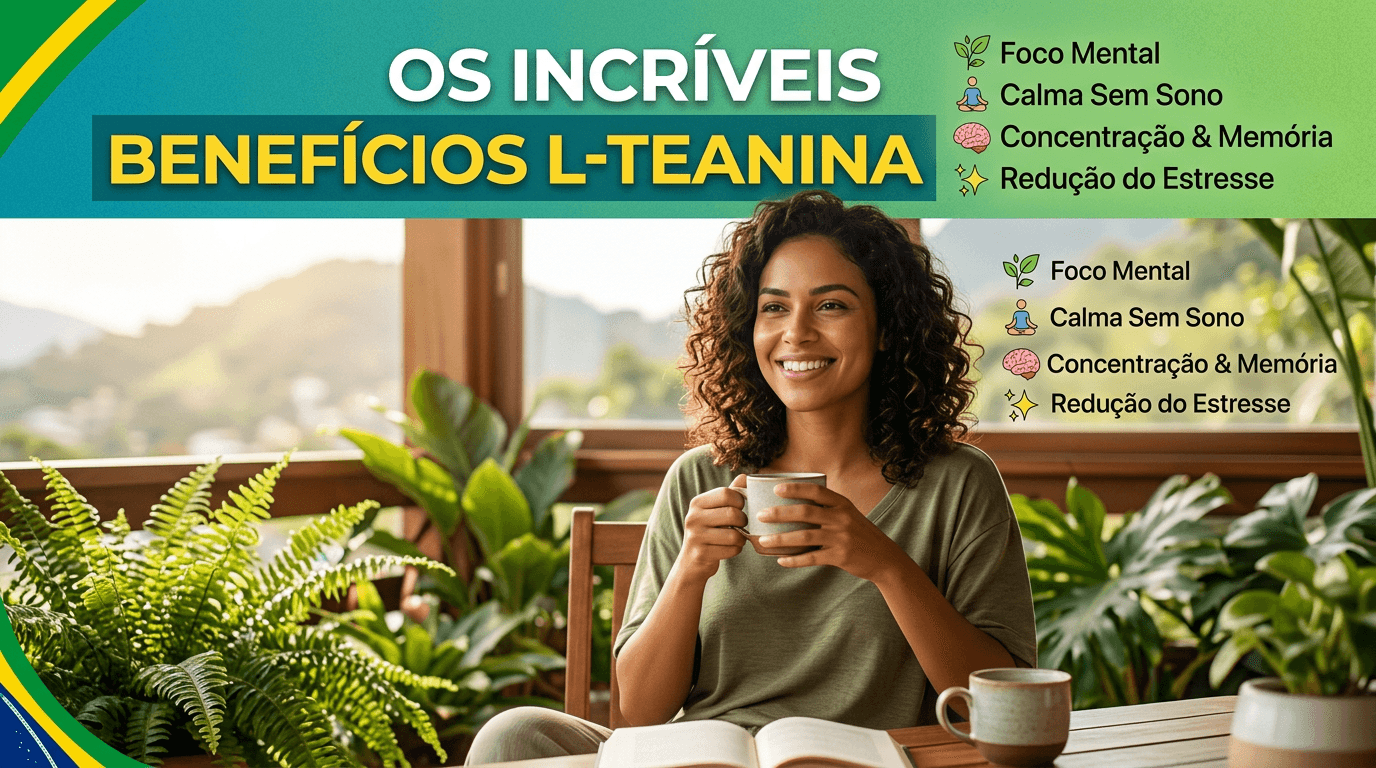 L-Teanina: Calma relaxante sem dar sono