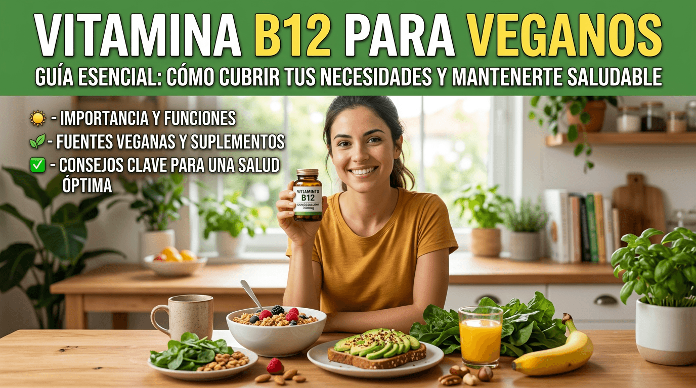 B12 para Veganos: Lo que necesitas saber