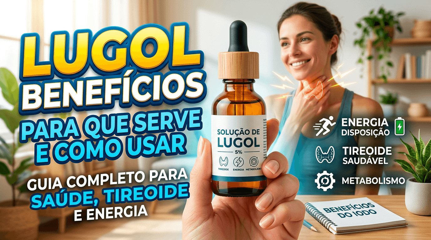 Iodo Lugol: Solução para o metabolismo lento?