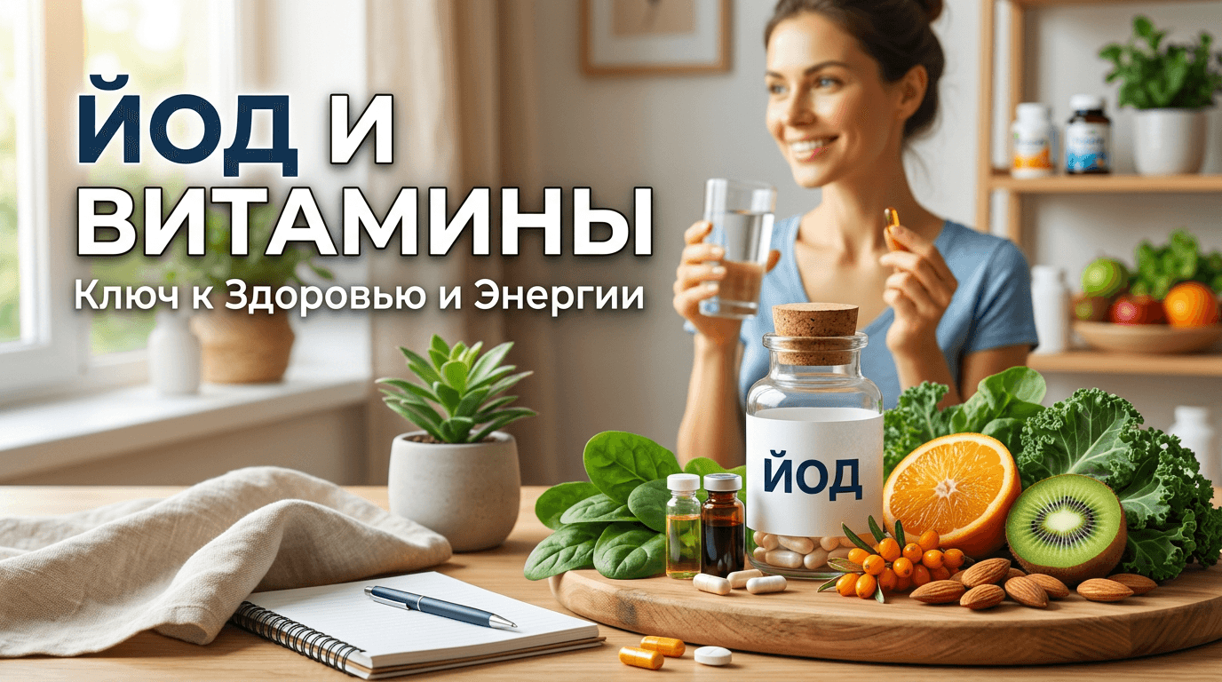 Селен, йод и другие микроэлементы с витаминами