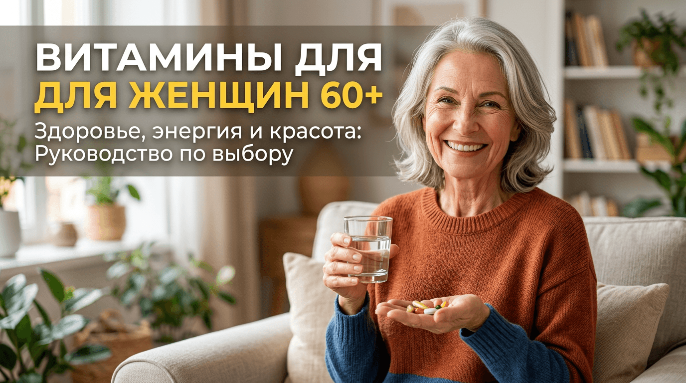 Витамины для женщин после 60: что нужно организму