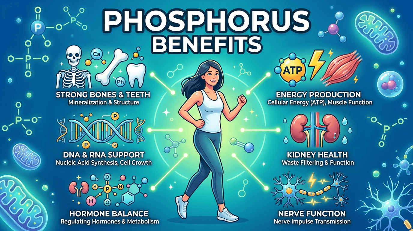 Phosphorus: Roles in Energy and Bone Health
