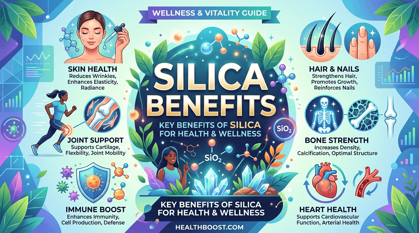 Silica for Skin, Hair, and Collagen Support