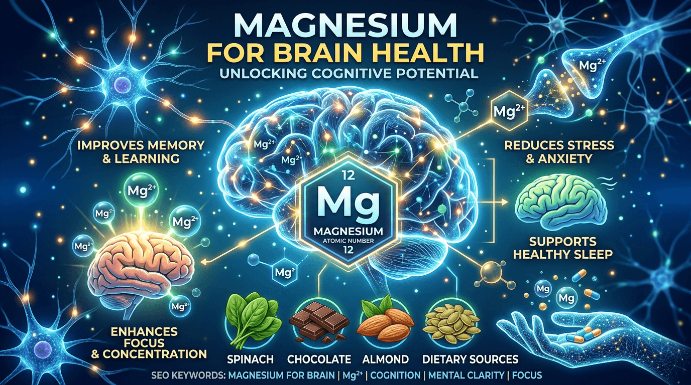 Magnesium L-Threonate for Brain Focus