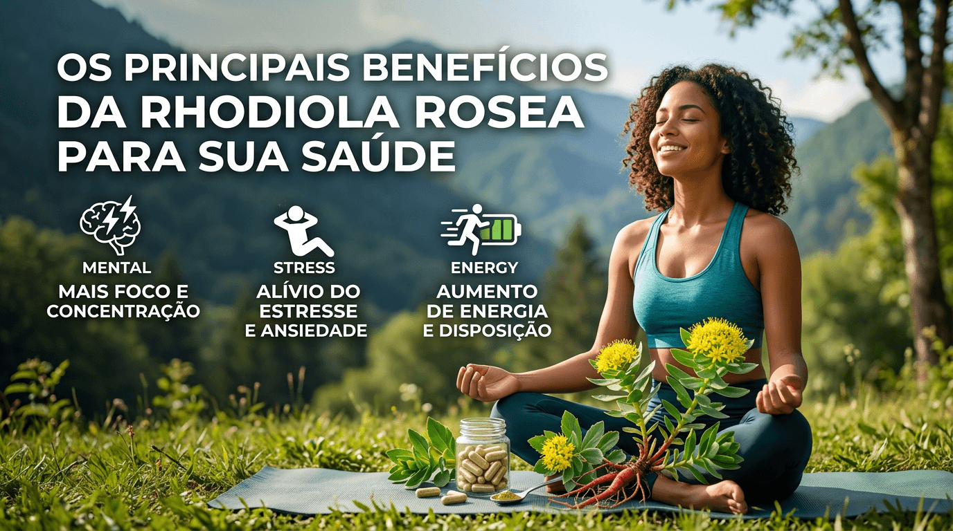 Rhodiola Rosea: Para o estresse e fadiga mental