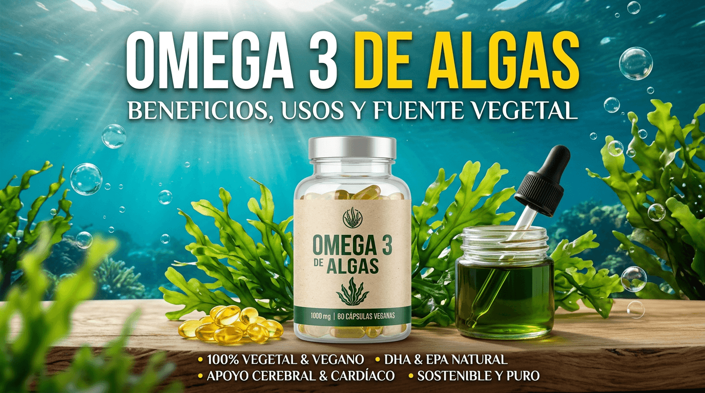 Omega 3 Vegano: Aceite de Algas vs Pescado