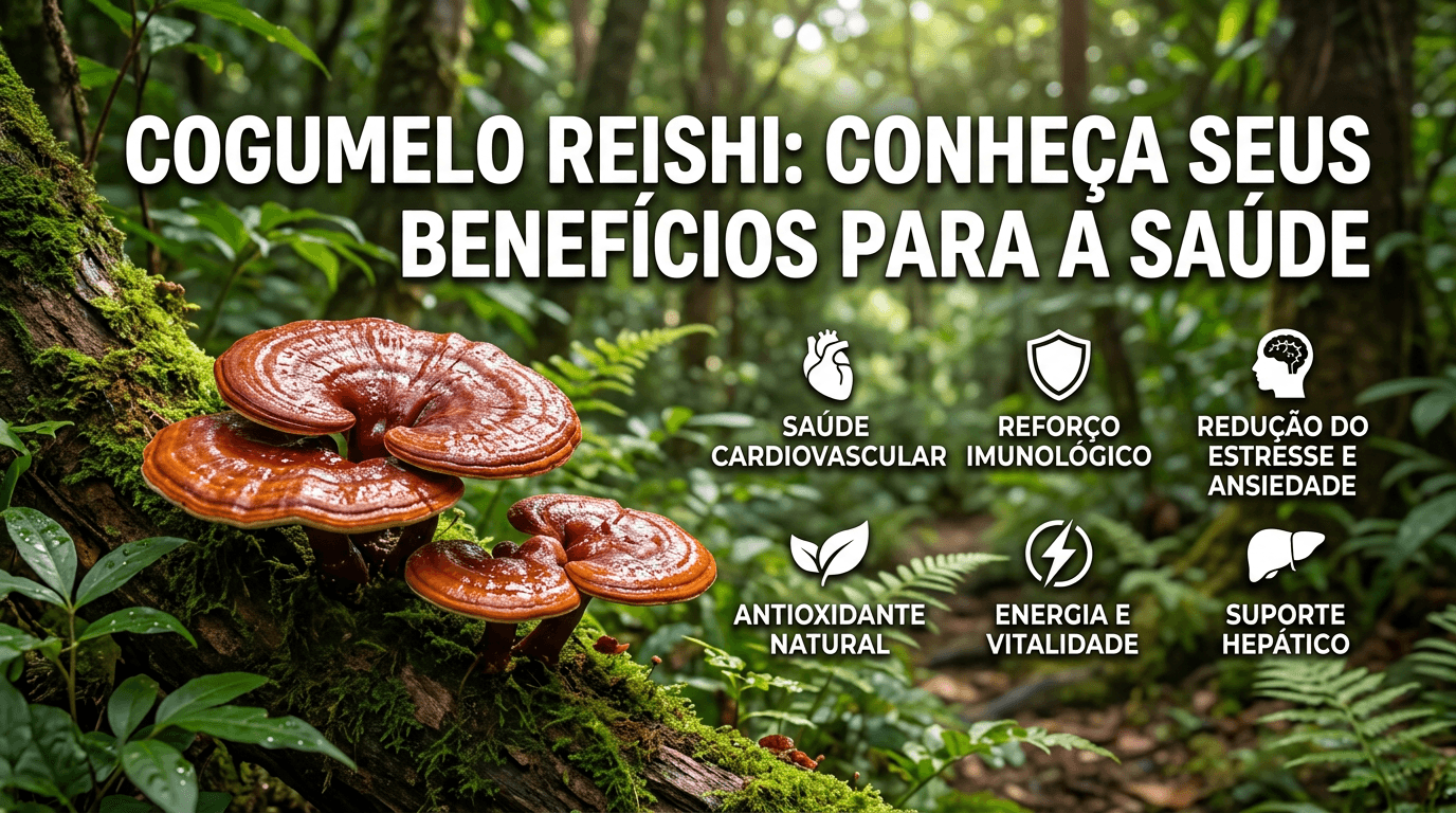 Reishi (Ganoderma): O cogumelo da paz e imunidade