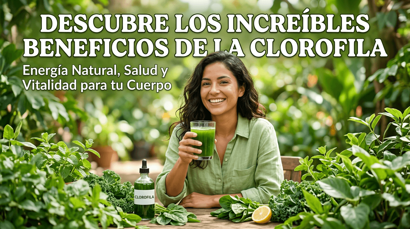 Clorofila Líquida: Beneficios y cómo tomarla