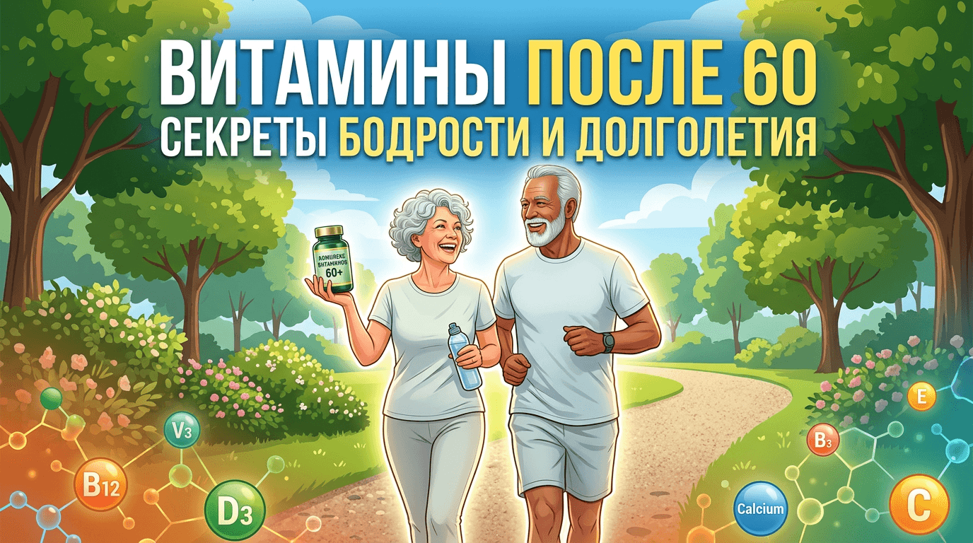Витамины после 60 лет: что принимать