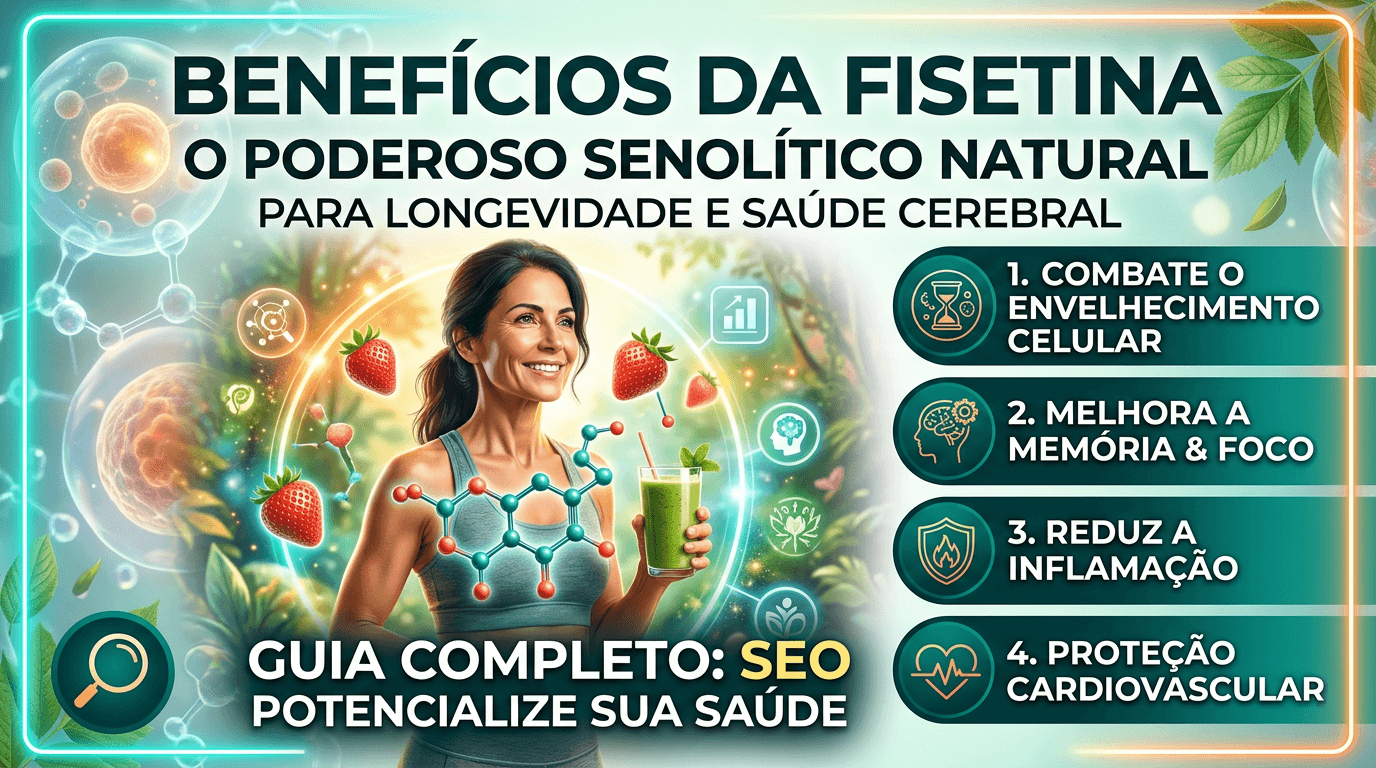 Fisetina: O senolítico mais potente da natureza