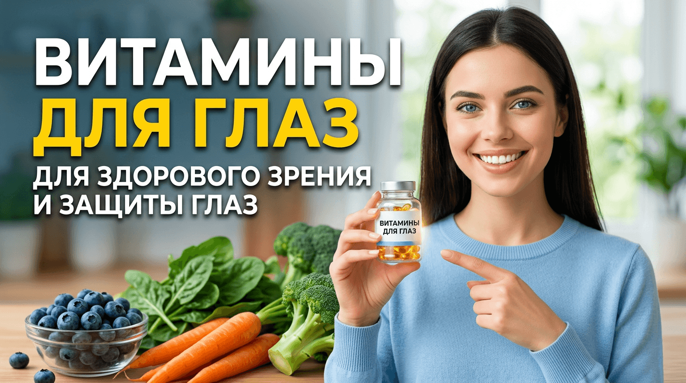 Витамины для глаз и зрения: лучшие препараты