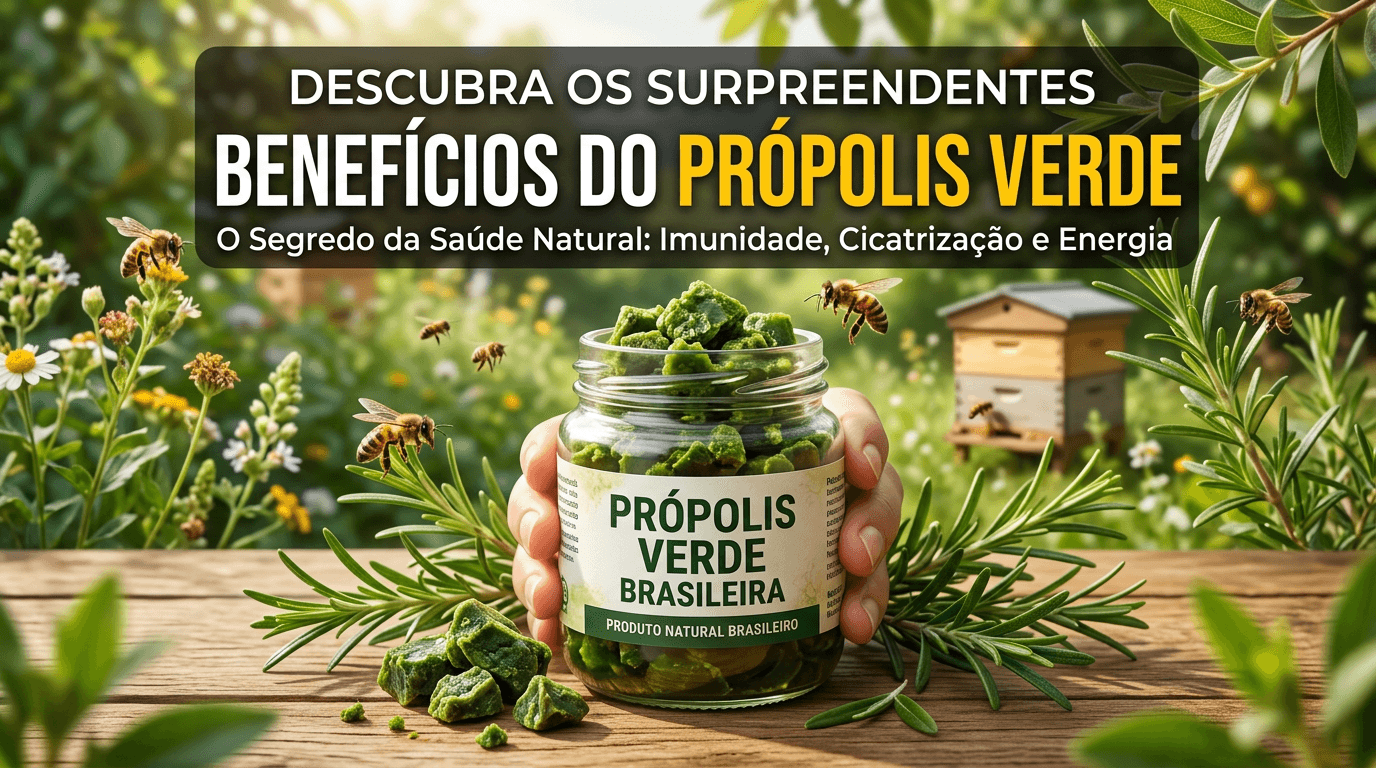 Própolis Verde: O antibiótico natural brasileiro