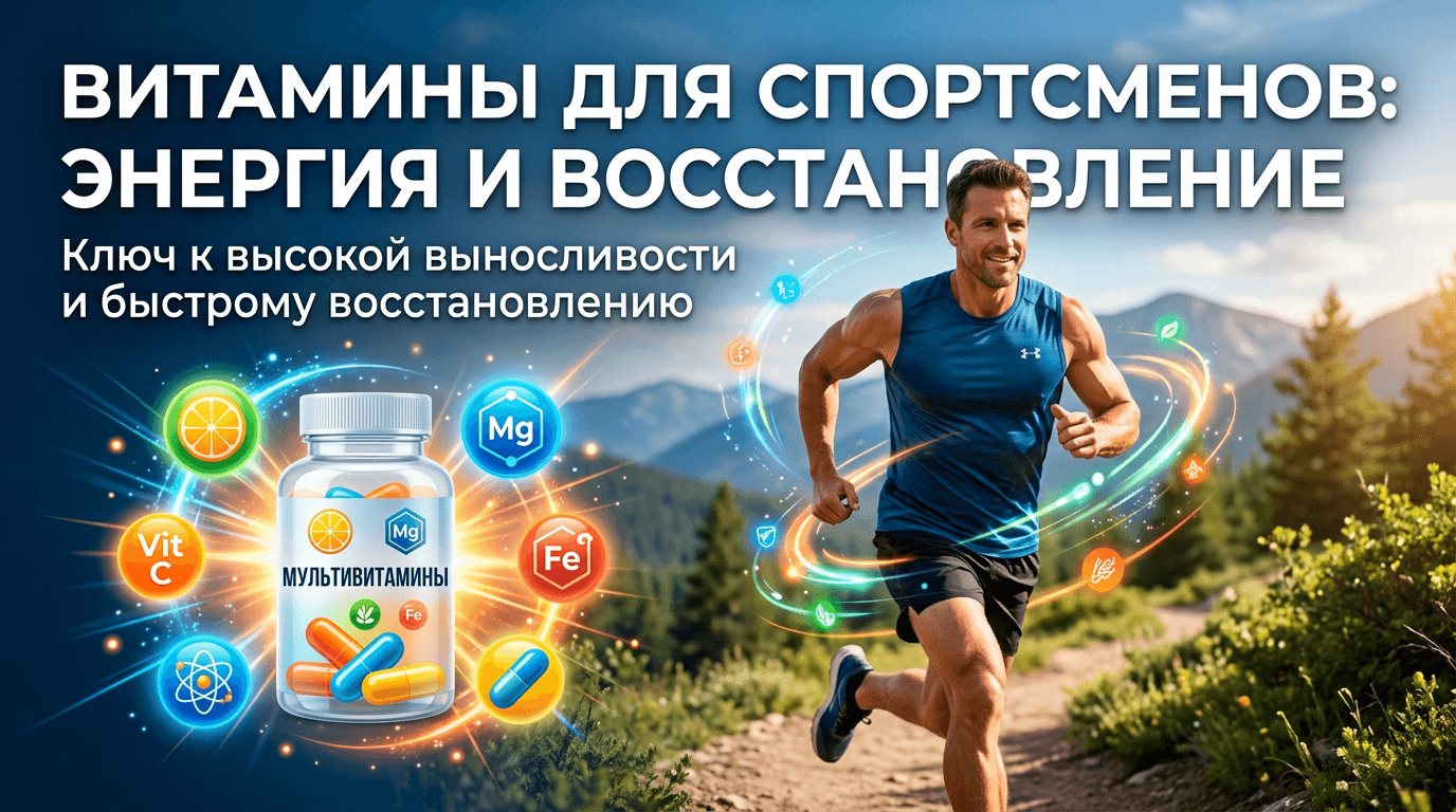 Витамины для спортсменов: что принимать при тренировках