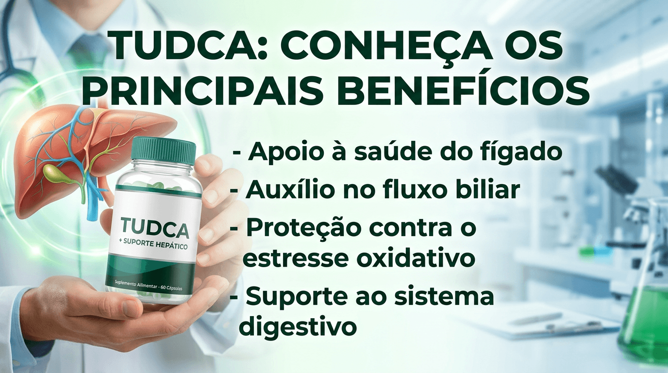 TUDCA: Suplemento avançado para bile e fígado