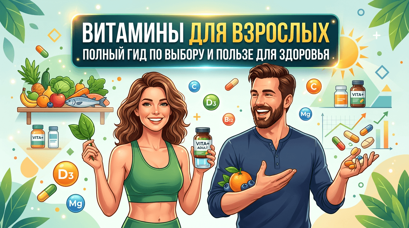 Витамины для взрослых: как выбрать комплекс